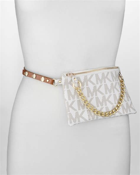 michael kors sling bag white|michael kors belt bag original.